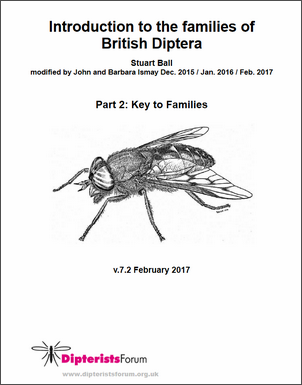 cover of key to families of Diptera